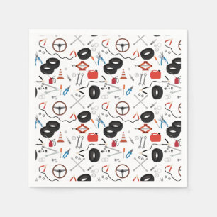 Serviette En Papier Outils Automobile Mécanique