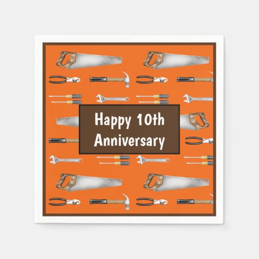 Serviette En Papier Outils de travail Handyman (Devant)