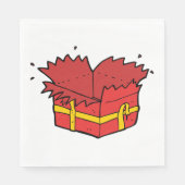 Serviette En Papier Ouvrir le présent (Devant)