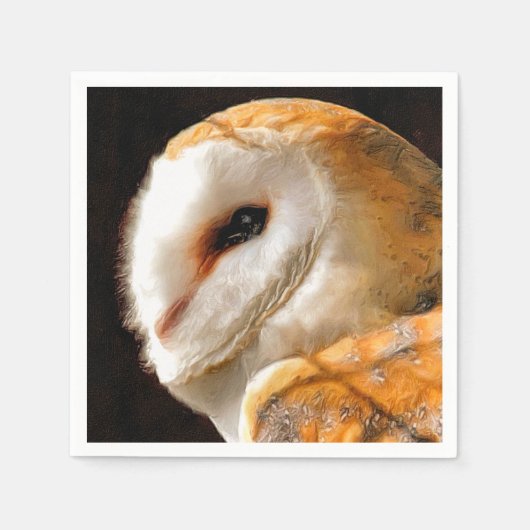 SERVIETTE EN PAPIER OWLS (Devant)