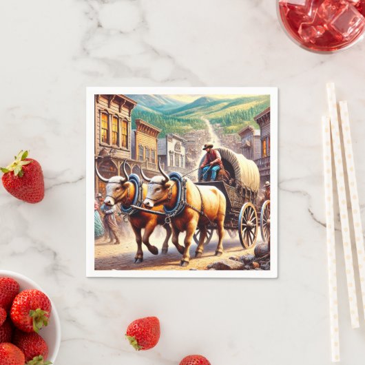 Serviette En Papier Oxen (En situation)