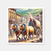 Serviette En Papier Oxen (Devant)
