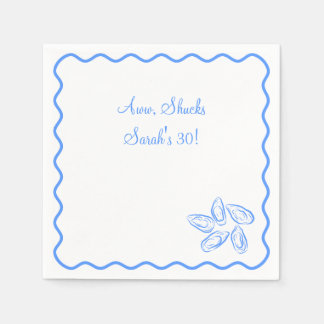 Serviette En Papier Oyster Funny Anniversaire