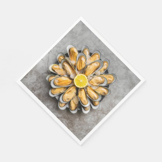 Serviette En Papier Oyster Platter (Coin)