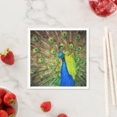 Serviette En Papier Pacock (En situation)