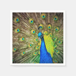 Serviette En Papier Pacock