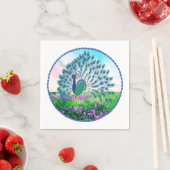 Serviette En Papier Pacock à bijoux (En situation)