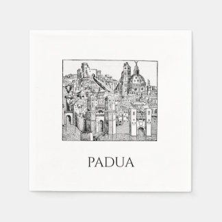 Serviette En Papier Padouan minimaliste Ciel Médiéval Art en ligne