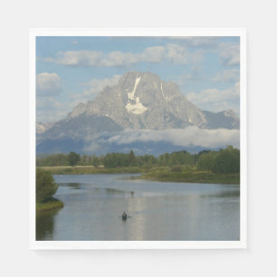 Serviette En Papier Pagaie dans le parc national de Grand Teton