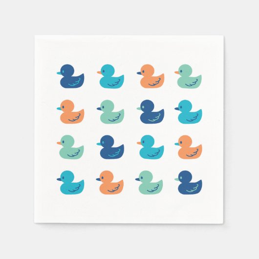 Serviette En Papier Pagaie mignonne de canards Oreiller (Devant)