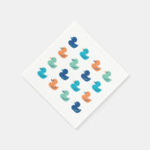 Serviette En Papier Pagaie mignonne de canards Oreiller (Coin)