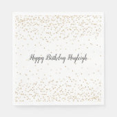 Serviette En Papier Paillette confeti sparkle (Devant)