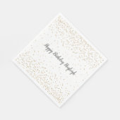 Serviette En Papier Paillette confeti sparkle (Coin)