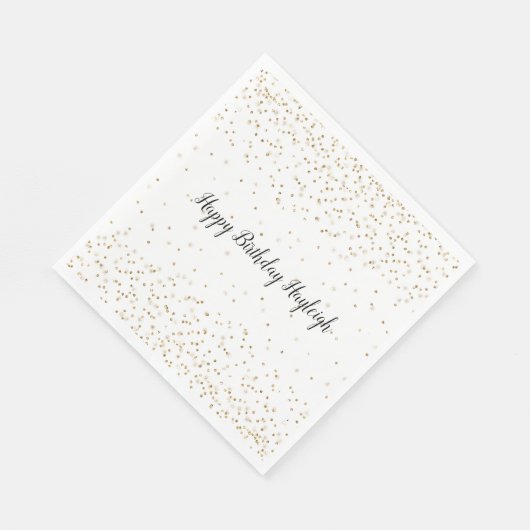Serviette En Papier Paillette confeti sparkle (Coin)