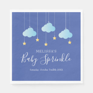 Serviette En Papier Paillette scintillante Petite Étoile Bébé Paillett