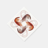 Serviette En Papier Paillettes de crevettes longues Antennes Papier Na (Coin)