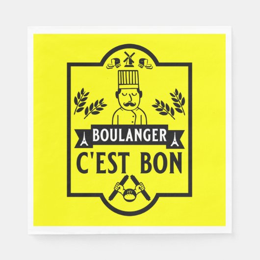 Serviette En Papier Pain (Devant)