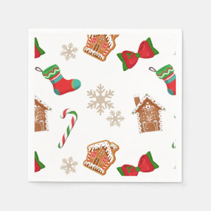 Serviette En Papier Pain d'épice de Noël