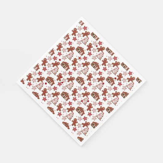 Serviette En Papier Pain d'épice Motif Std Naples (Coin)