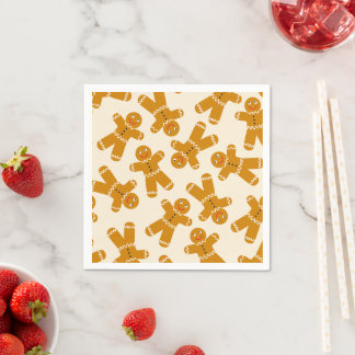 Serviette En Papier Pain d'épices Cookies à la crème
