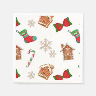 Serviette En Papier pain d'épices de Noël
