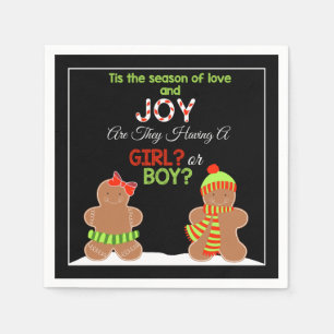 Serviette En Papier Pain d'épices de Noël Révéler les serviettes