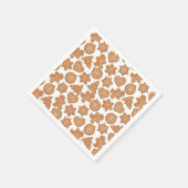 Serviette En Papier Pain d'épices Homme Cookies Noël mignon (Coin)