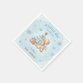 Serviette En Papier Pain d'épices Homme garçon Baby shower de Noël ble (Coin)