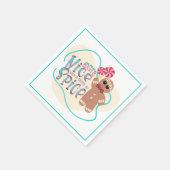 Serviette En Papier Pain d'épices homme Noël fête Naples (Coin)