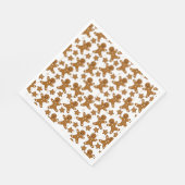 Serviette En Papier Pain d'épices Papier de Noël (Coin)