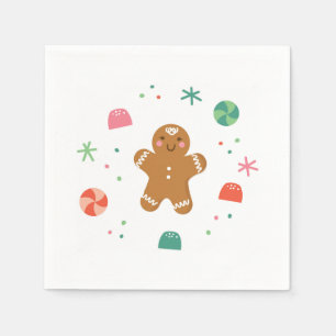 Serviette En Papier Pain d'épices voeux serviettes
