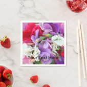 Serviette En Papier Pain doux Fleurs Napkin (En situation)