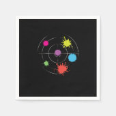 Serviette En Papier Paintball Target Paintball Game Paintball Player G (Devant)