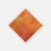 Serviette En Papier Painting d'Orange (Coin)
