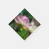 Serviette En Papier Pair de Lotus (Coin)