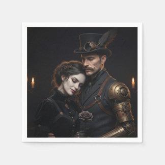 Serviette En Papier Paire de Steampunk Gothic