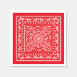 Serviette En Papier Paisley Design-1 Papier Napkin