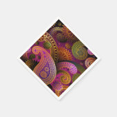 Serviette En Papier Paisley Purple (Coin)