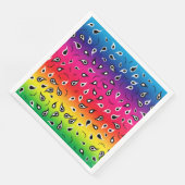 Serviette En Papier Paisley Rainbow (Coin)