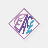 SERVIETTE EN PAPIER PAIX (Coin)