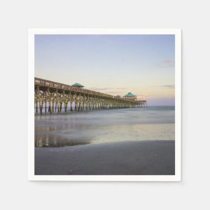 Serviette En Papier Paix du soir sur Folly Beach
