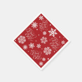 Serviette En Papier Paix et joie (Coin)