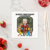 Serviette En Papier Pal de rue Sésame | Ballons d'anniversaire (En situation)