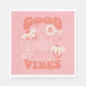 Serviette En Papier Pal de rue Sésame | GOOD VIBES (Devant)