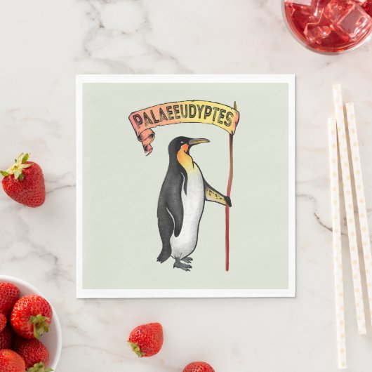 Serviette En Papier Palaeeudyptes Pingouin disparu (En situation)
