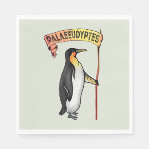 Serviette En Papier Palaeeudyptes Pingouin disparu