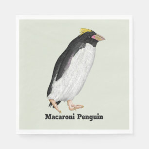 Serviette En Papier Palaeeudyptes Pingouin disparu
