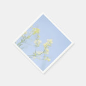 Serviette En Papier Pale Pastel Blue Sky Fleurs sauvages Pré (Coin)