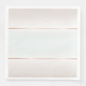 Serviette En Papier Pale Taupe Aqua Rose (Devant)