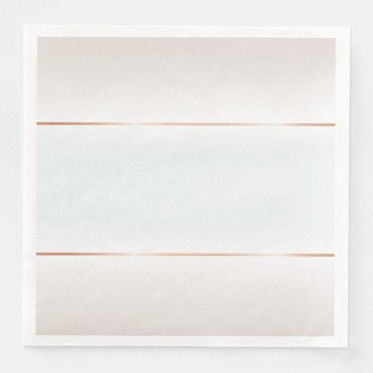 Serviette En Papier Pale Taupe Aqua Rose (Devant)